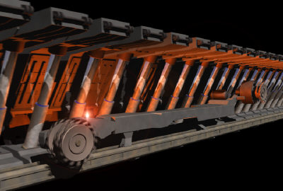 longwall miners 3d model - LongWall Miner... by Infinite3dfx