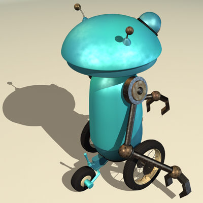 3ds max funny rupert retard - Rupert the Misguided Robot... by little toyshop of uncle nazghul