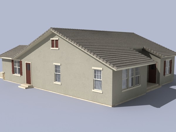 house set 10 3d 3ds - house set of 10 by monkeyodoom