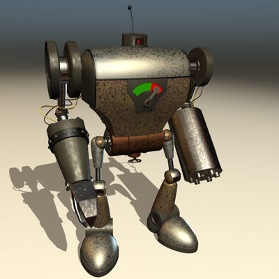 3d robot robo killer - Robo the killer... by little toyshop of uncle nazghul