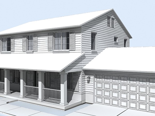 house set 10 3d 3ds - house set of 10 by monkeyodoom