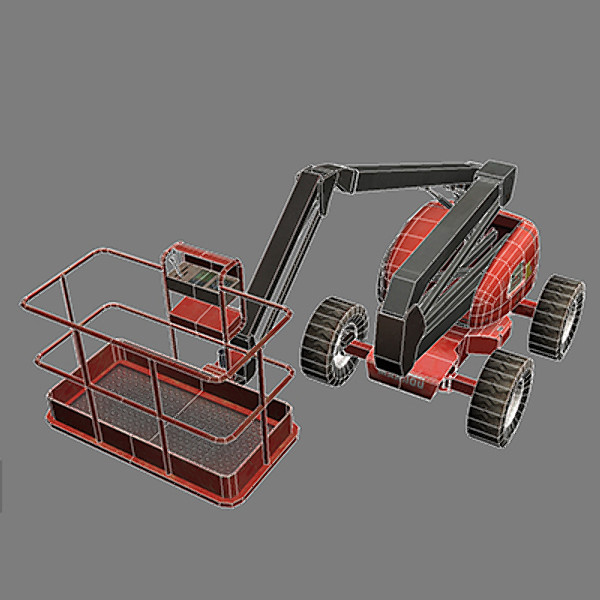 3d model cherry picker - Cherry Picker 3 by papillon