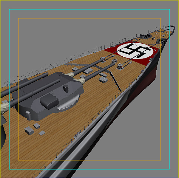 bismarck german battleship 3d model - Battleship Bismarck by NURMS