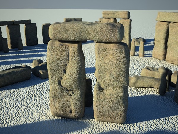 3d model stonehenge world wonders - Stonehenge by yusuf joher taherali