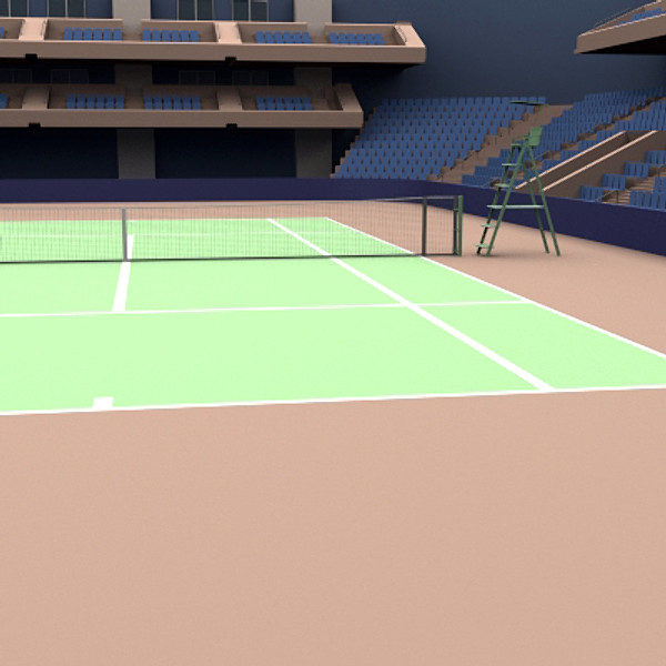 3d tennis arena - Tennis Arena by scripter