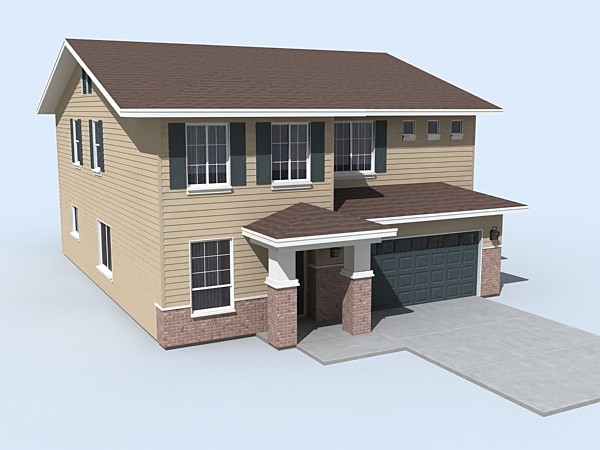 house set 10 3d 3ds - house set of 10 by monkeyodoom