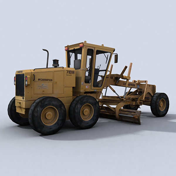 realtime machines construction public 3d model - Public Works Collection Vol.1 by papillon