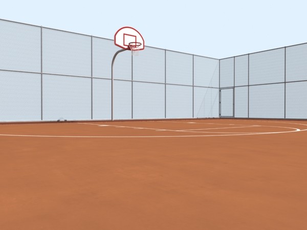 maya outdoor basketball court - basketball_outdoor_court(max7).zip by monkeyodoom