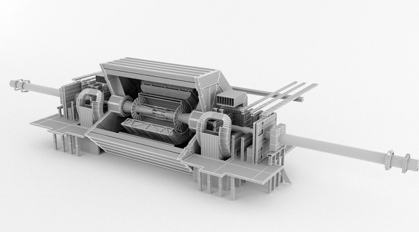 3d large hadron collider lhc model - Large Hadron Collider (LHC) by Tornado Studio