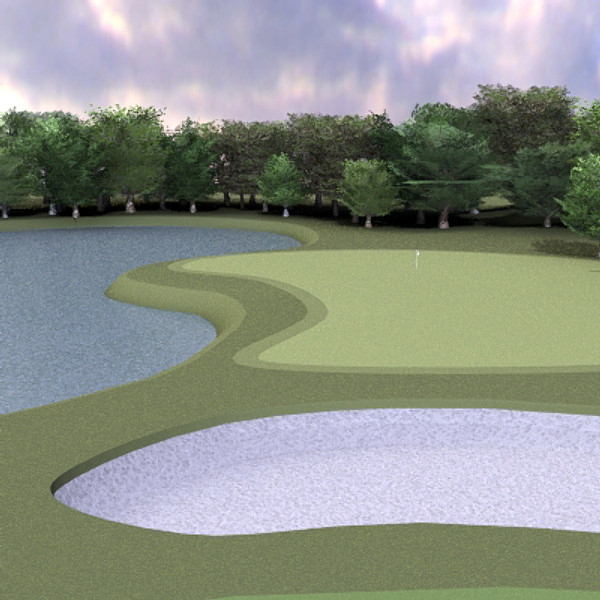 golf course 3d max - Golf course by scripter