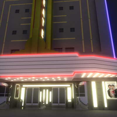 theater stanchions movie max - Theater by AhearnART