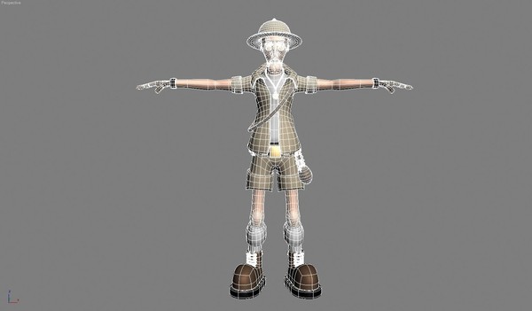 3d model explorer - indiana jones - 2 Explorer - Indiana Jones Type Character Cartoon by Kostas Yiatilis Macfarlane