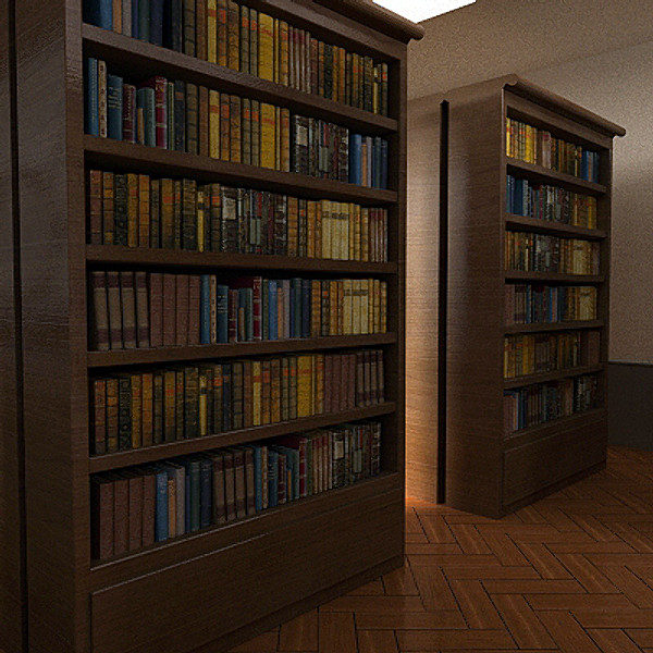 3dsmax interior library - Library Interior by scripter