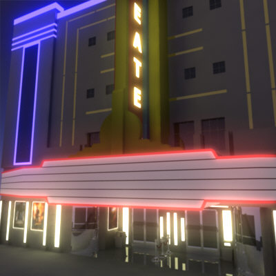 theater stanchions movie max - Theater by AhearnART