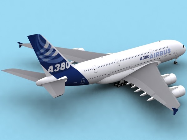 3d model jumbo airbus a380-800 - A380 747-400 747-SP - Jumbo Collection by PedroFaut
