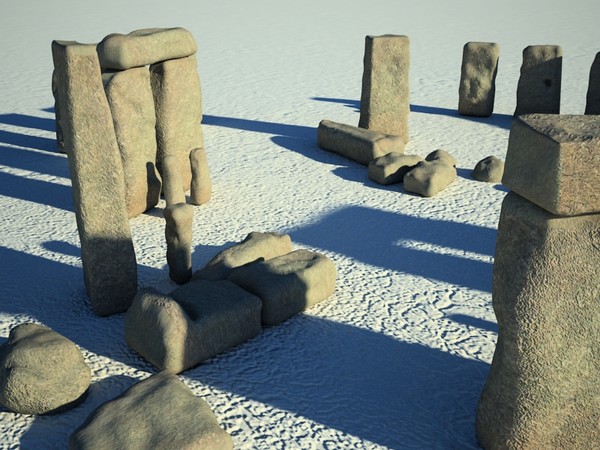3d model stonehenge world wonders - Stonehenge by yusuf joher taherali