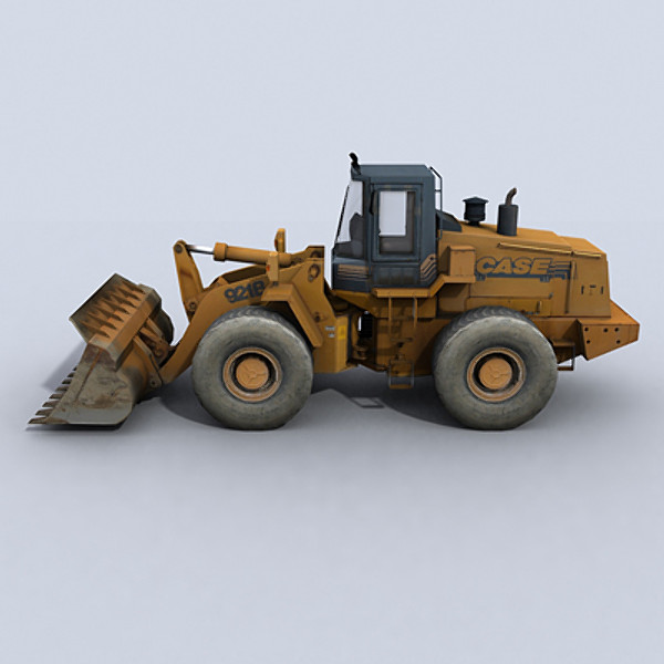 loader industrial 3d max - Front Loader 1 by papillon