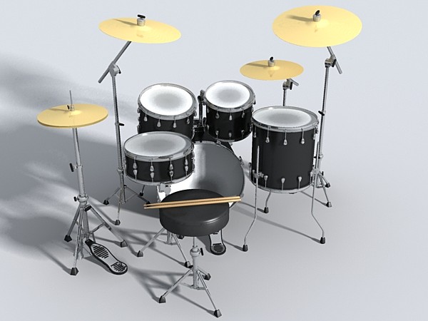 3d band rock guitar - band set by monkeyodoom