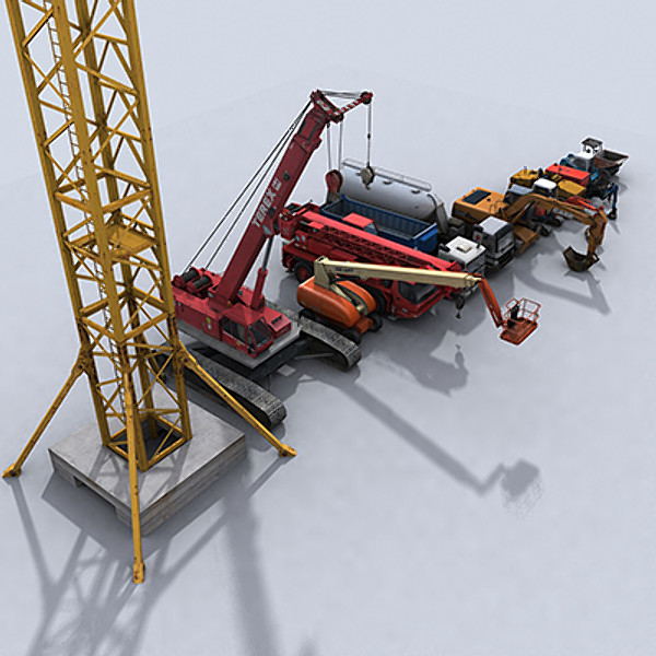 realtime public works vol 2 3d model - Public Works Collection Vol.2 by papillon