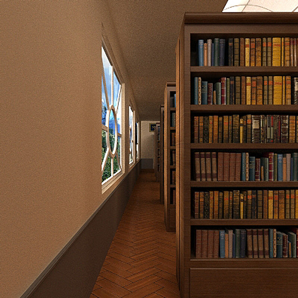 3dsmax interior library - Library Interior by scripter