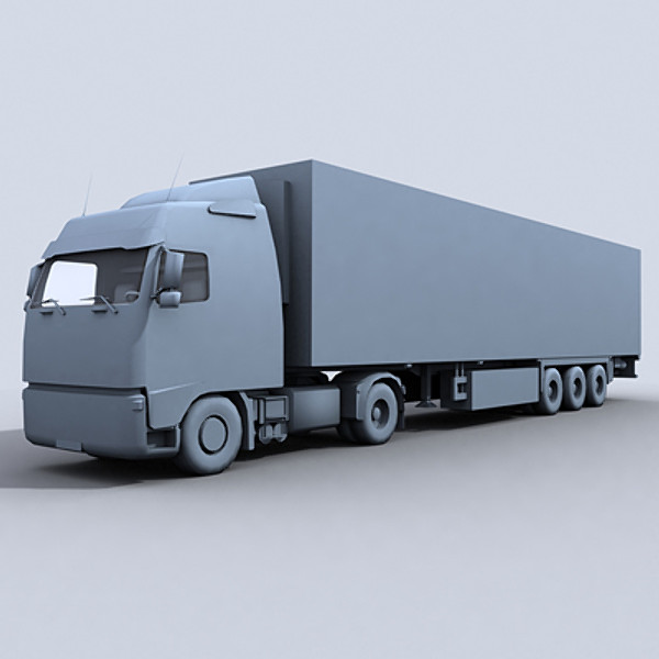 refrigerated transport truck 3ds - Refrigerated Transport Truck 1 by papillon