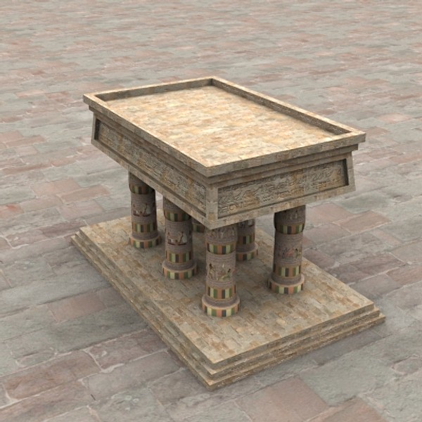 3dsmax egyptian buildings set egypt - Egyptian City Set by scripter