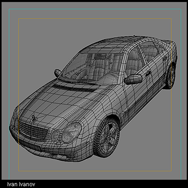 dxf mercedes e class s - Mercedes E class by vankata