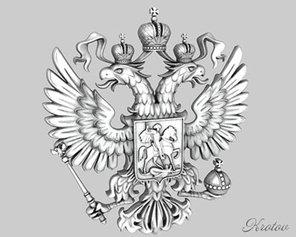 3d heraldry russia russian federation - Heraldry of Russian Federation by Krotov