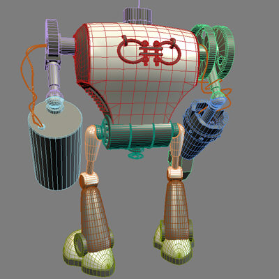 3d robot robo killer - Robo the killer... by little toyshop of uncle nazghul