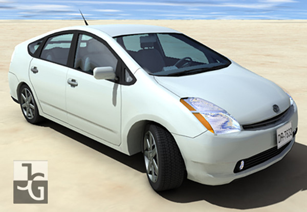 3d toyota prius model - Toyota Prius by Solancla