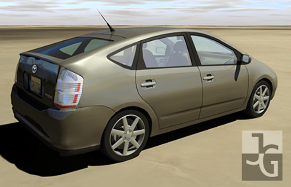 3d toyota prius model - Toyota Prius by Solancla