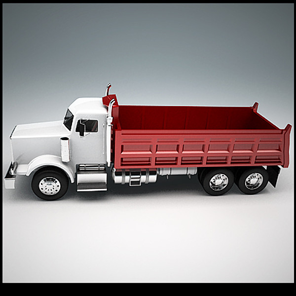 dump truck 3d model - Dump Truck by vankata