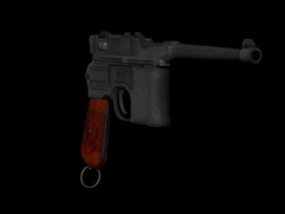 3d mauser red gun model - Mauser_RedNine.obj by fishzombie