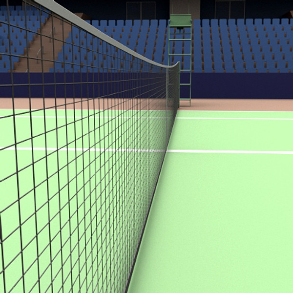 3d tennis arena - Tennis Arena by scripter