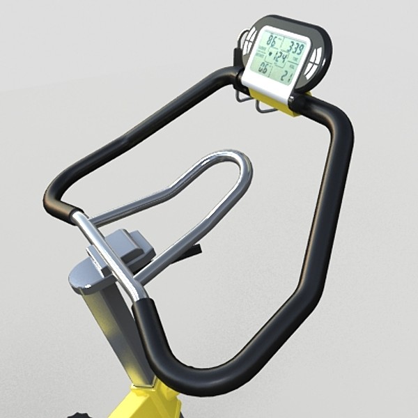 3d cardio gym equipment cycle model - cardio equipment by monkeyodoom