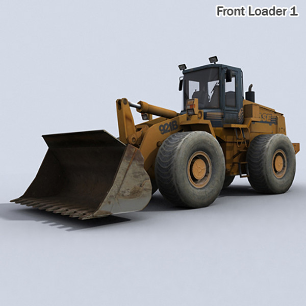realtime machines construction public 3d model - Public Works Collection Vol.1 by papillon