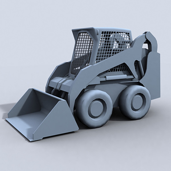 3d model bobcat skidsteer 2 - SkidSteer 2 by papillon