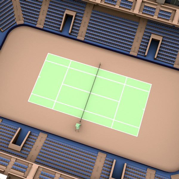 3d tennis arena - Tennis Arena by scripter