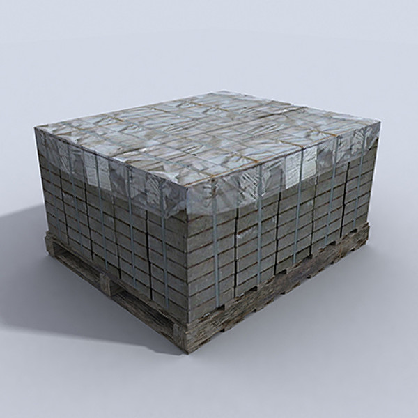 pallet rack 1 3d model - Pallet Rack 1 by papillon