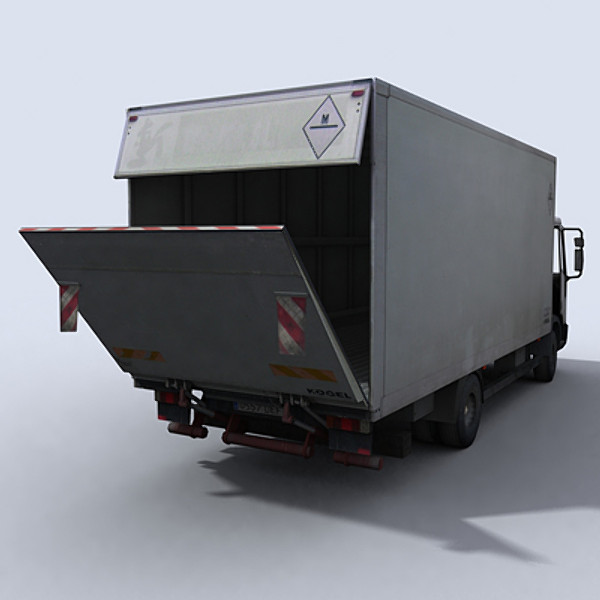 small transport truck 3d model - Small Transport Truck 1 by papillon