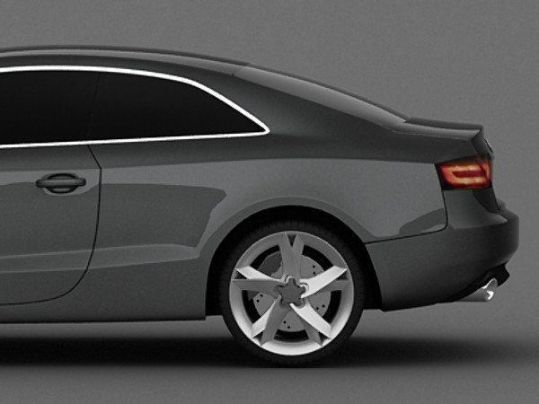 audi a5 luxury 3d model - Audi A5 by fabelar