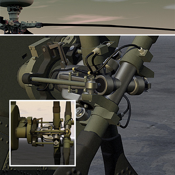 apache longbow helicopter 3d model - Apache Longbow Helicopter by Pekdemir