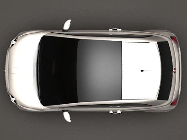 3d new fiat 500 car model - Fiat 500 by fabelar