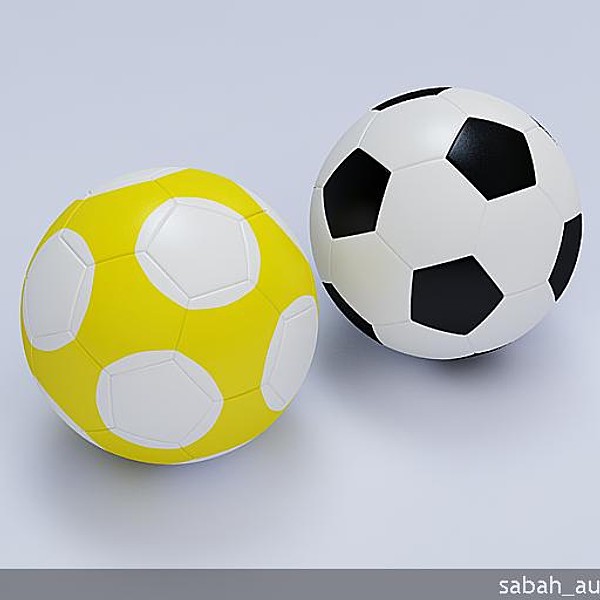 soccerball ball 3d model - Soccerball 02 by sabah_au