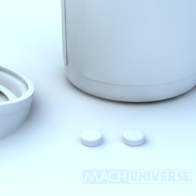 prescription bottles 3d lwo - Medicine Bottles... by machuniverse