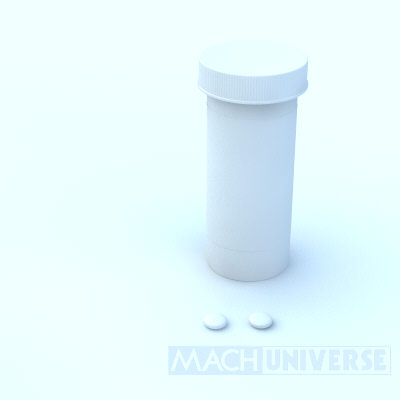 prescription bottles 3d lwo - Medicine Bottles... by machuniverse
