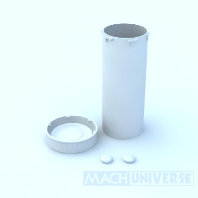 prescription bottles 3d lwo - Medicine Bottles... by machuniverse