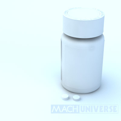 prescription bottles 3d lwo - Medicine Bottles... by machuniverse