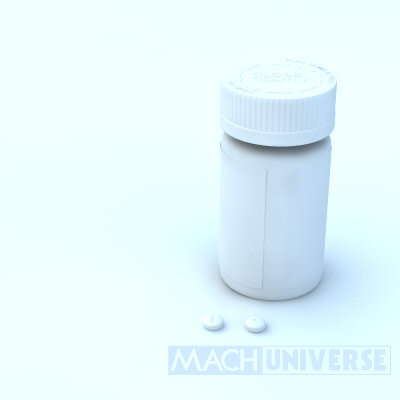 prescription bottles 3d lwo - Medicine Bottles... by machuniverse