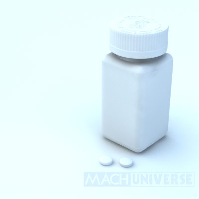 prescription bottles 3d lwo - Medicine Bottles... by machuniverse